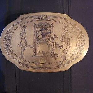 Vintage Gold box- Schrafft's Boston Mass.